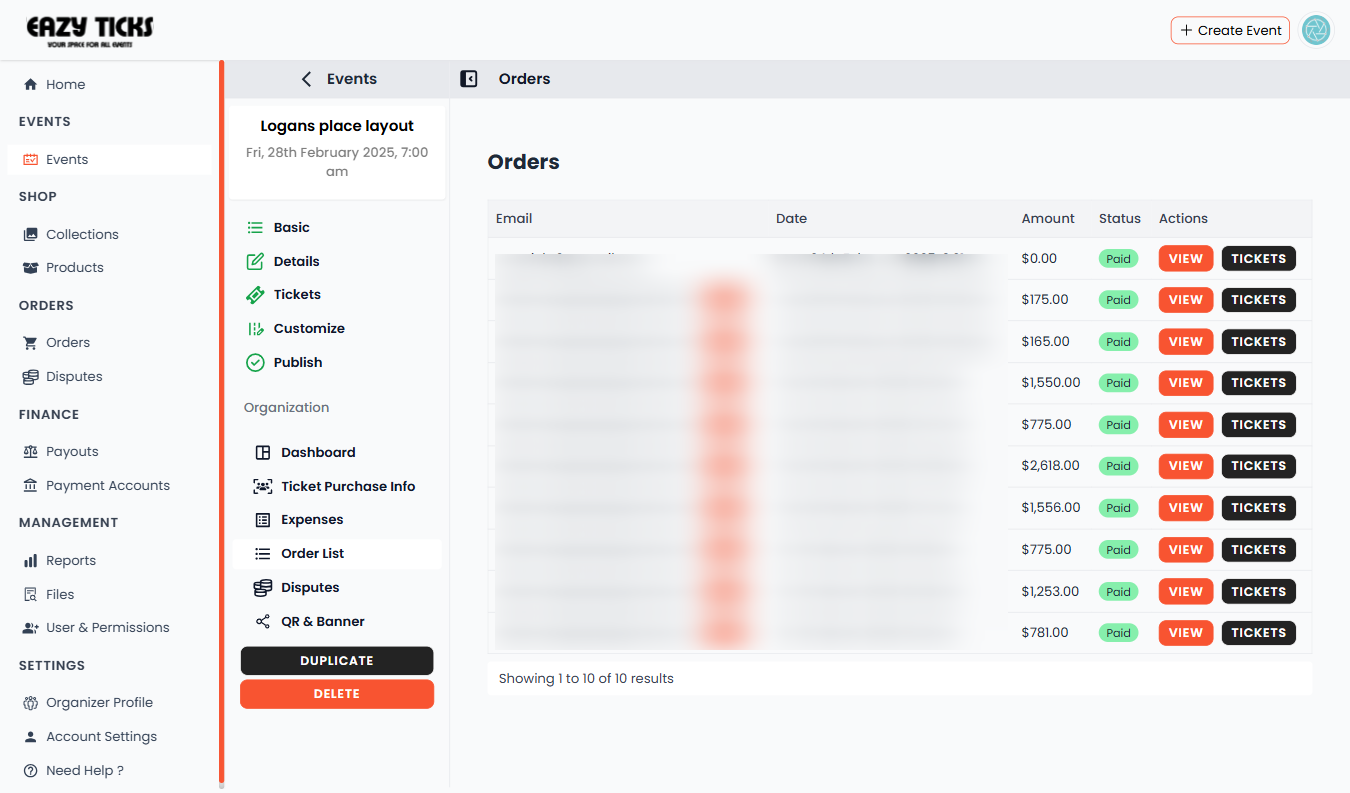 Sales analytics dashboard